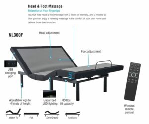 Adjustable Bed Frame - NL 300 Base