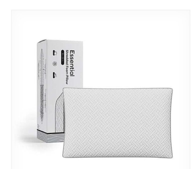 Essential Shredded Foam Pillow by MLILY